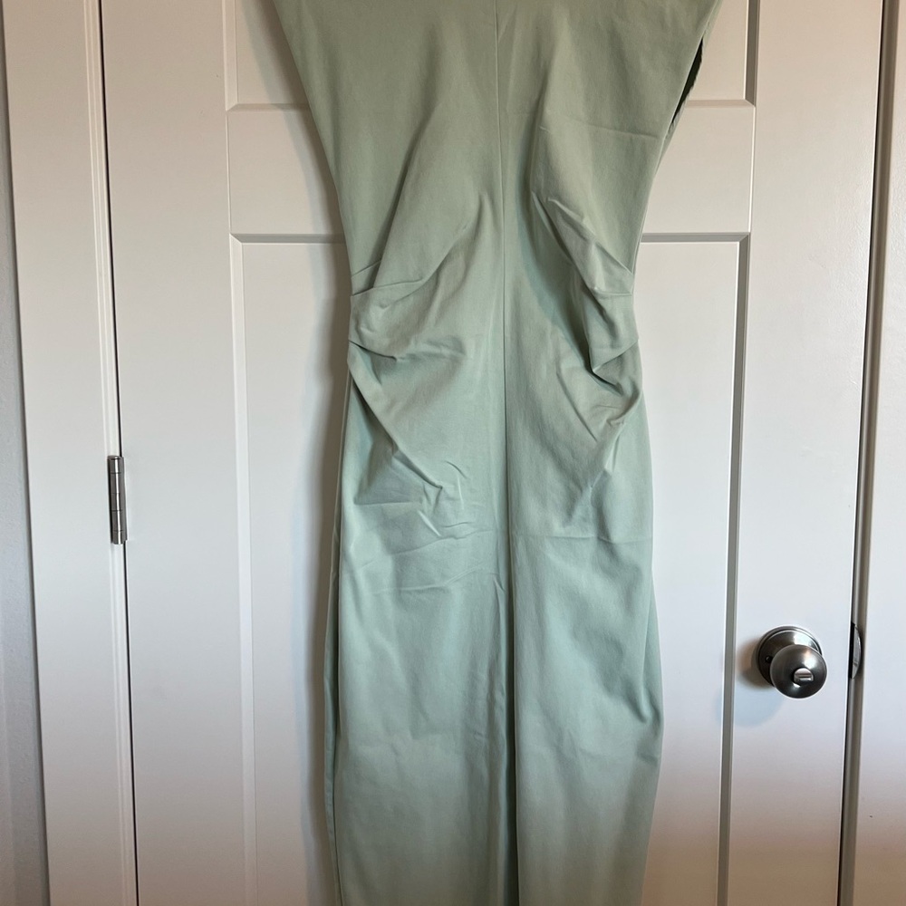 Zara Green Jumpsuit Minimalist Design